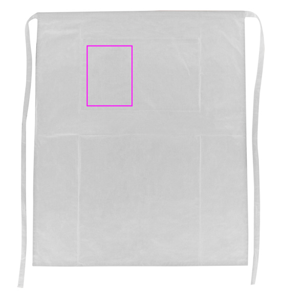 Cotton apron MJOLDEN: Front, top