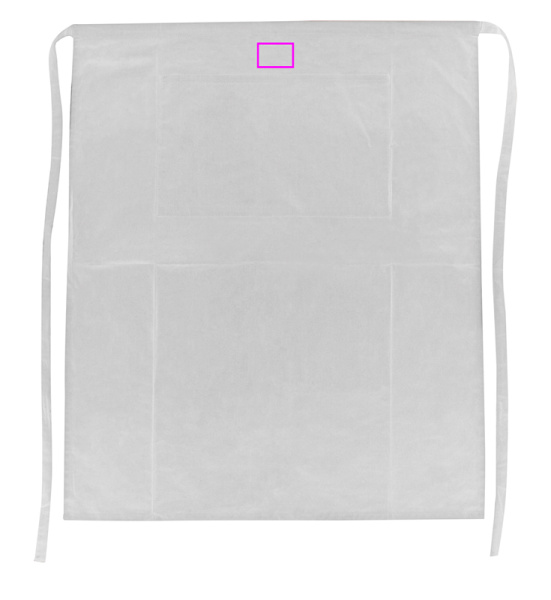 Cotton apron MJOLDEN: Front, top