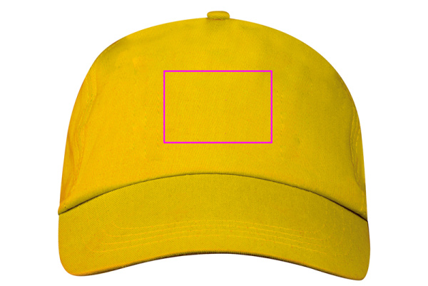Casquette à 5 panneaux SANTA FE: Face avant