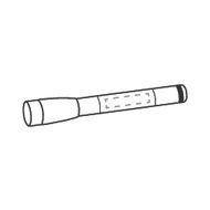Mini Maglite® LED AA: Sur la face 1 de la lampe torche
