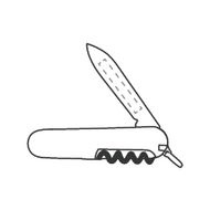Victorinox Kelner taskunuga: tera tagaküljel, isikunimi