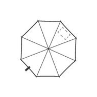 Colorado Reflex Regenschirm 23 Zoll: im 6. Segment