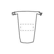 Водонепроницаемая сумка Drybag Mini: на спине