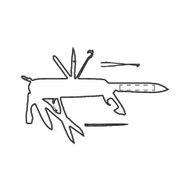 Карманный нож Victorinox Super Tinker: спереди на рукоятке