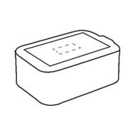 Boîte-repas Mepal Bento midi 900 ml: Sur le couvercle