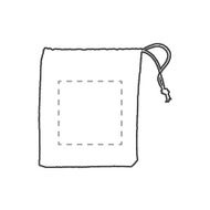 Ensemble de sous-verres en bambou: Sur la face 1 du sac