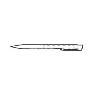 Stylo Ebony Matt: À gauche du clip