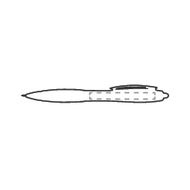 Stylo-stylet Athos Colour Touch: À droite du clip