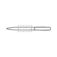 Stylo Stilolinea S45 Solid: Sur le corps