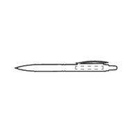 Stylo Luna Soft Touch: À droite du clip