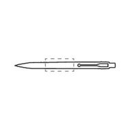 Stylo Stilolinea Raja Chrome Recycled: Sur le corps