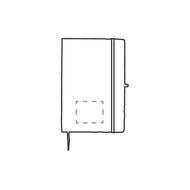 Recycled GRS PU Paper Notebook A5: on the front