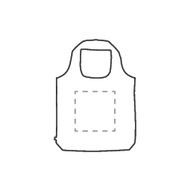 Sac de courses pliant GRS RPET Shopper: Sur la première face