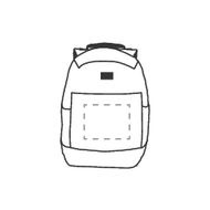 Sac à dos antivol Jayden RFID: Sur la poche avant