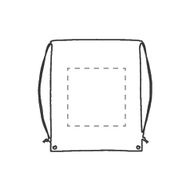 Sac à dos PromoBag 210D: Sur la première face
