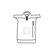 Nolan Canvas backpack: on front pocket
