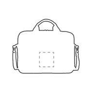 Sacoche pour ordinateur portable Case Logic Advantage Attaché 15,6 pouces: Sur la face avant