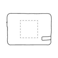 Housse pour ordinateur portable Case Logic Reflect 13 pouces: Sur la face avant