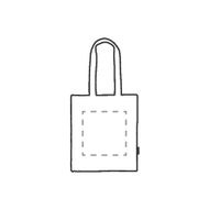 Sac Solid Bag Colour en toile recyclée GRS (340 g/m²): Sur la face avant