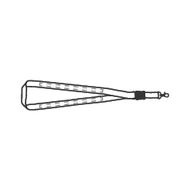 Tour de cou KeyCordSafety 2,4 cm: Sur la face avant
