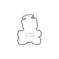 Ours en peluche Prof: Sur la blouse