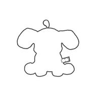 Éléphant en peluche Olly: Sur l’étiquette