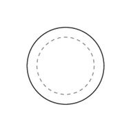 Décapsuleur rond Rondo: Sur le dessus
