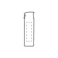 Briquet BlackTop: Sur la face avant