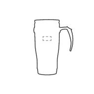 Gobelet isotherme SuperCup 400 ml: Sur la face avant