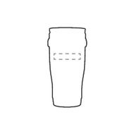 Gobelet isotherme SuperCup 400 ml: À l’opposé de l’anse, prénom individuel