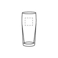 Verre à bière 180 ml: Sur la face avant