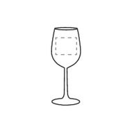 Bourgogne'i veiniklaas 290 ml: esiküljel