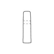 Bouteille isotherme Graphic 500 ml: Sur la face avant, En haut