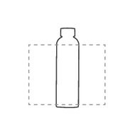 Gourde Senga 650 ml: Tout autour, Nom personnalisé