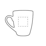 Mug Zonia 310 ml: Au dos, Nom personnalisé