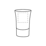 Schnapsglas 34 ml: auf der Vorderseite