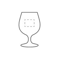 Snifter Bierglas 530 ml: auf der Vorderseite