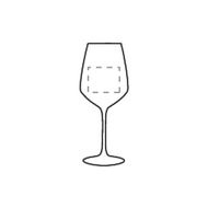 Loire Weinglas 400 ml: auf der Vorderseite