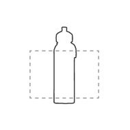 Mepal Water Bottle Campus Trinkflasche: rundherum, individueller Name