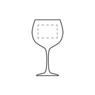 Verre Cocktail Gin 700 ml: Sur la face avant