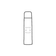 Frosted Bottle RCS Recycled Steel 500 ml termopudel: 1. küljel