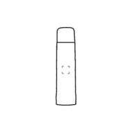 Frosted Bottle RCS Recycled Steel 500 ml termopudel: 2. küljel