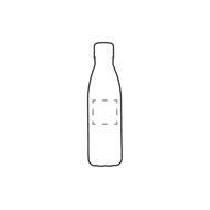 Gourde Topflask Premium RCS Recycled Steel: Au dos, Nom personnalisé