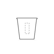 Gobelet à café réutilisable Hazel 200 ml: Sur 1 face