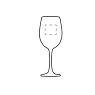 Verre à vin Smokey 360 ml: Sur la première face