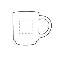 Mug empilable Stack 180 ml: Sur la face avant