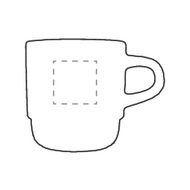 Mug Vivaldi 300 ml: Sur la face avant