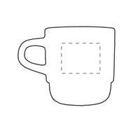 Mug Vivaldi 300 ml: Sur l’arrière (impossible sur le blanc)