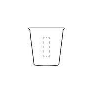 Gobelet biosourcé Bio-Based Drinking Cup 200 ml: Sur 1 face