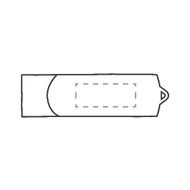 Clé USB Twist Recycle 32 Go: Sur la face avant